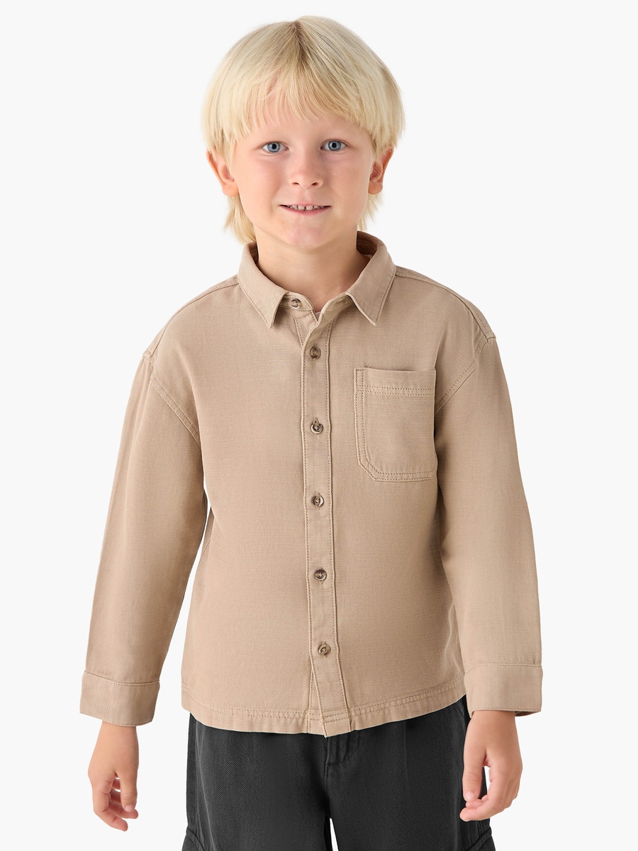 Long Sleeves Shirt with Chest Pocket