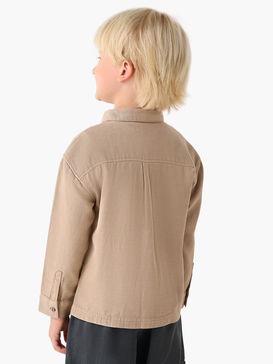 Long Sleeves Shirt with Chest Pocket