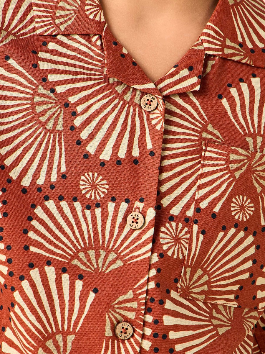 Short Sleeves Shirt with Print