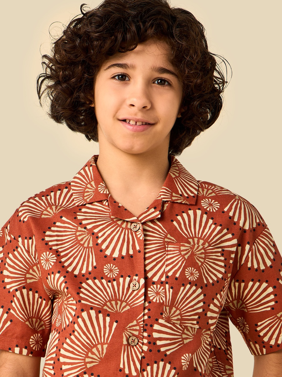 Short Sleeves Shirt with Print