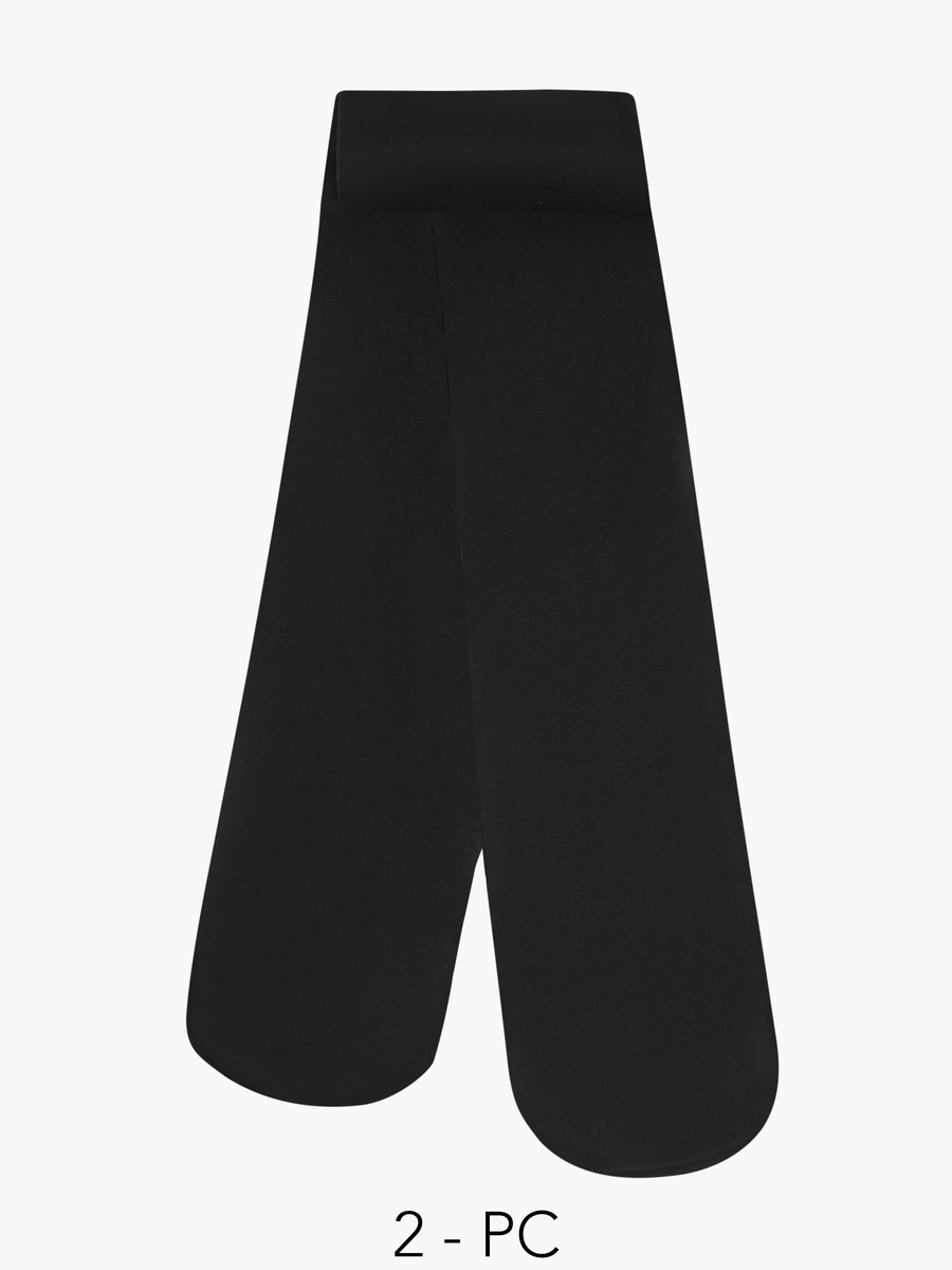Pack of 2 Tights with Elasticated Waistband