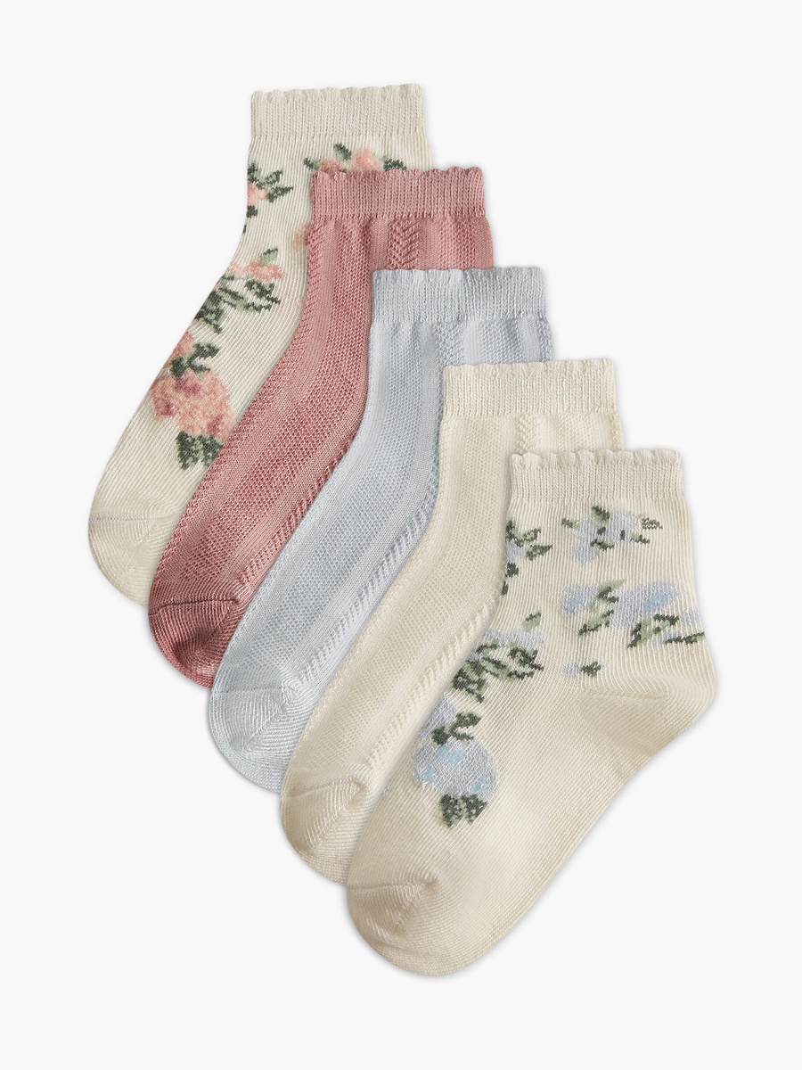Assorted Ankle Length Socks - Set of 5