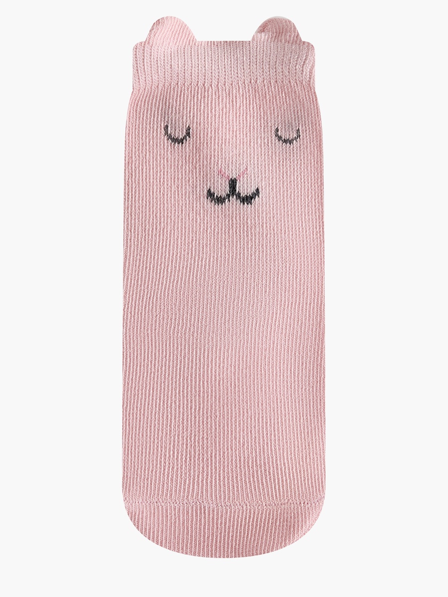 Animal Face Print Ankle Length Socks - Set of 7