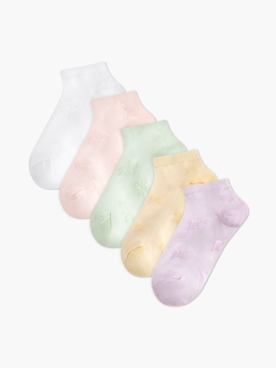 Colourblock Ankle Length Socks - Set of 3