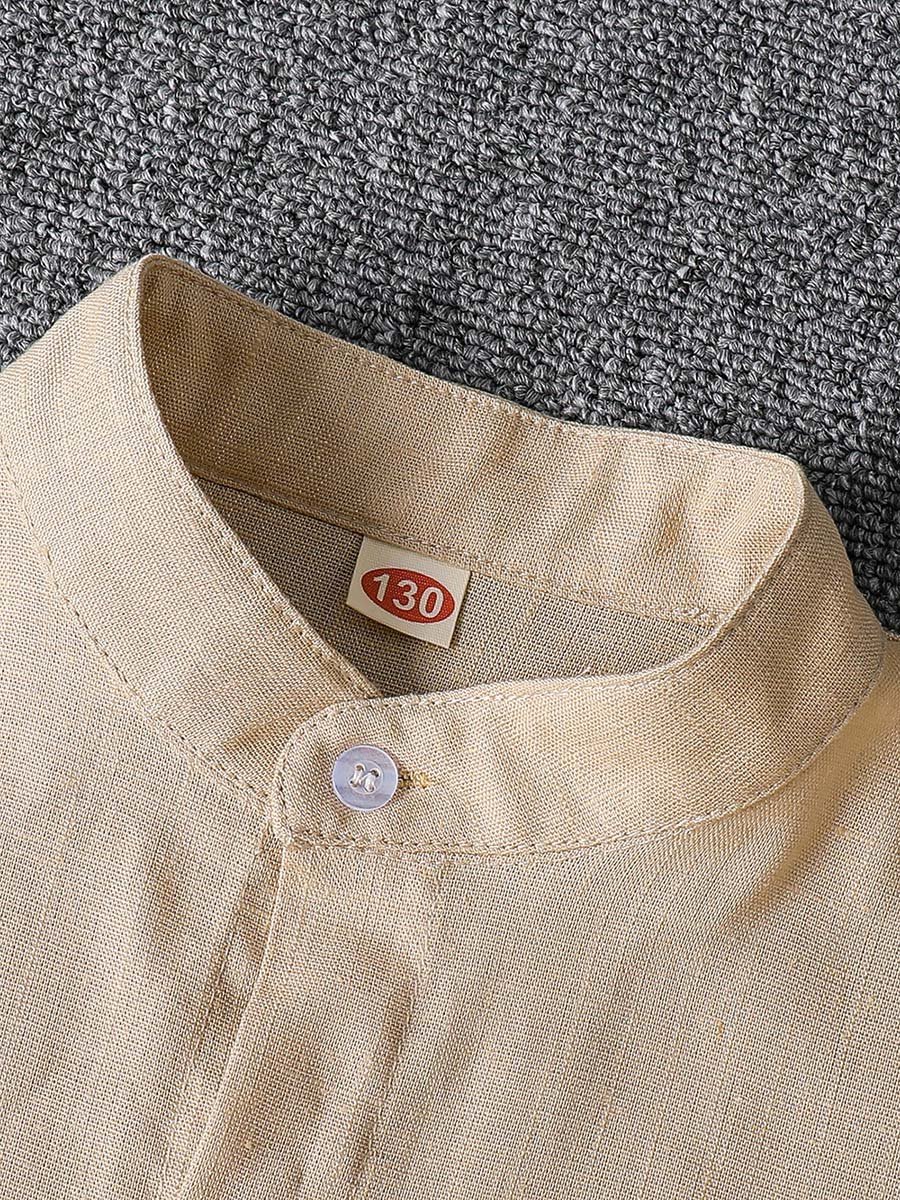 Boys Short Sleeve Shirt and Pants Set