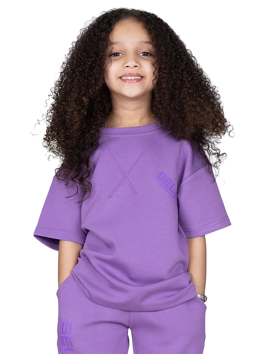 Kids Drop Shoulder Sleeve Oversized T-Shirt