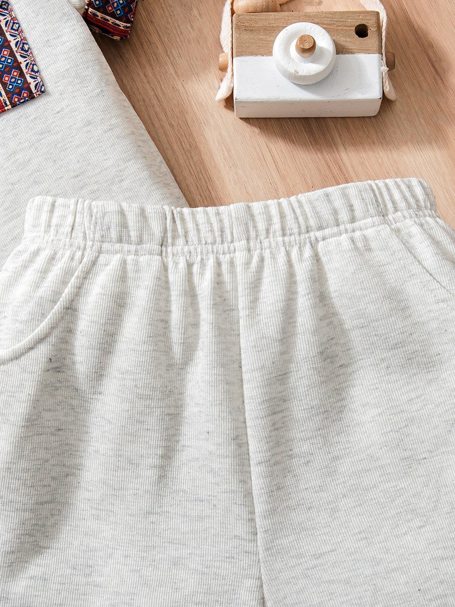 Boys Contrast trim Polo T-Shirt and Shorts Set