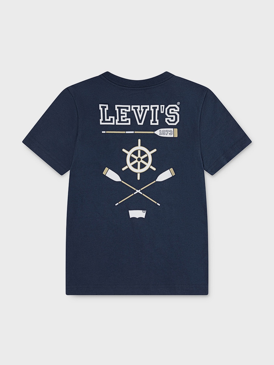 Boys Logo Graphic Print Cotton T-Shirt