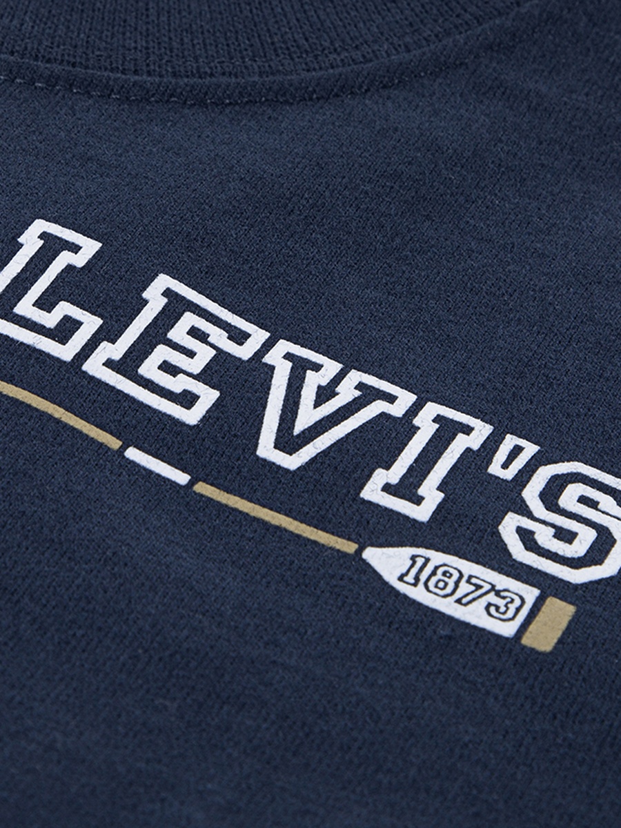 Boys Logo Graphic Print Cotton T-Shirt
