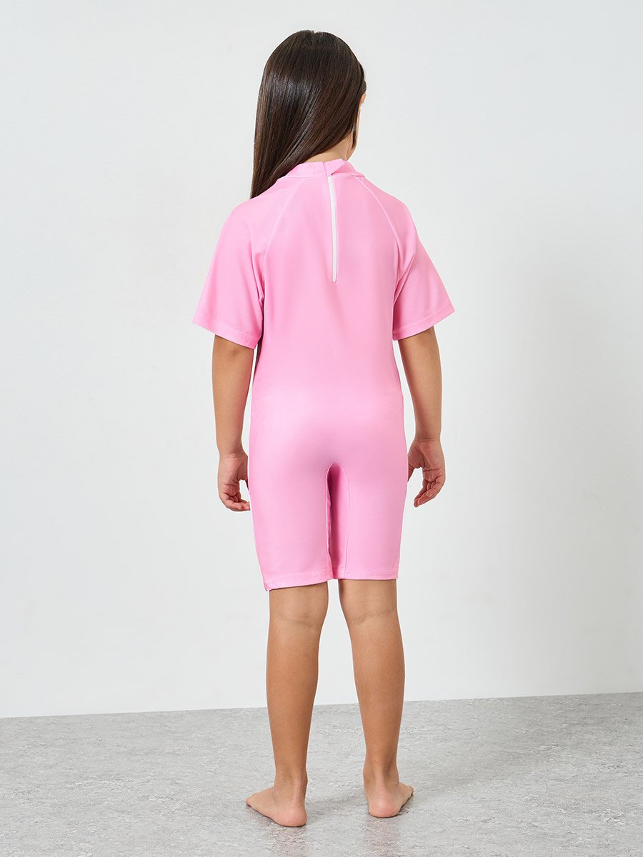 Girls Unicorn Print Swimsuit