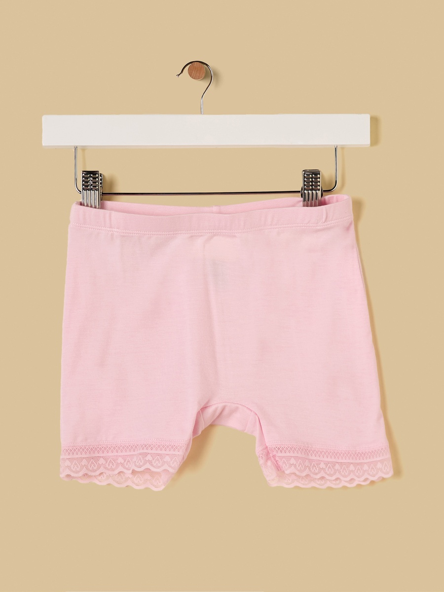 Pack of 2 - Lace Detail Short Leggings
