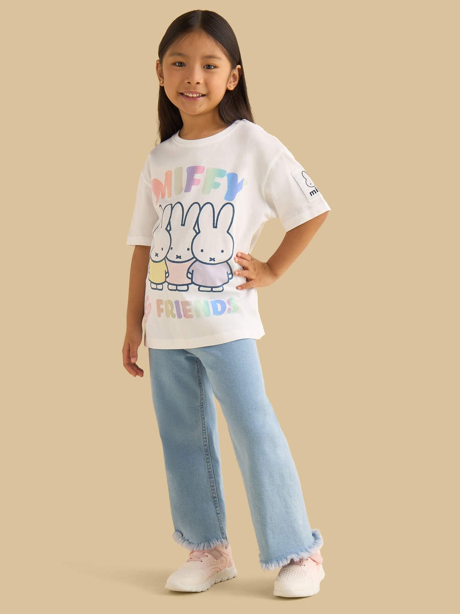 Miffy and Friends Print Cotton T-Shirt