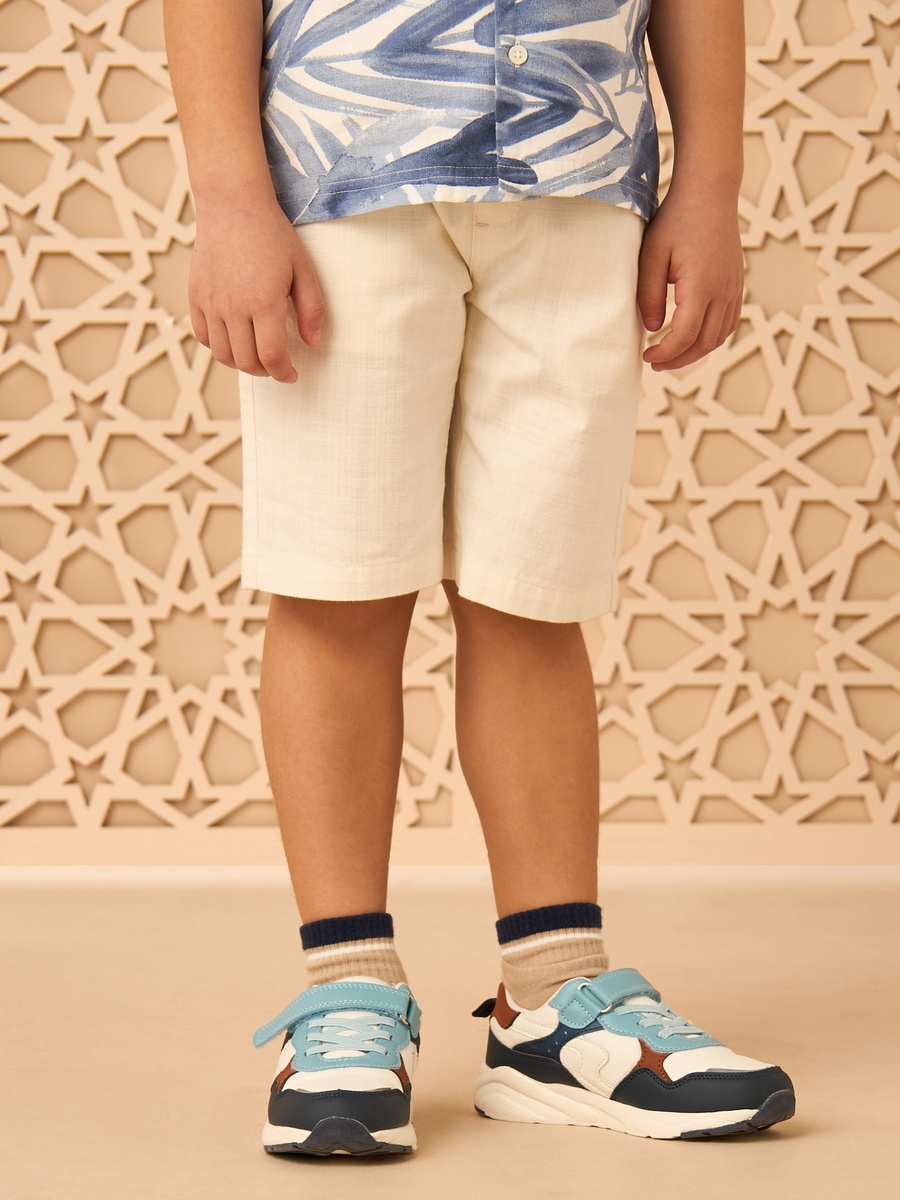 Printed Shirt and Shorts Set