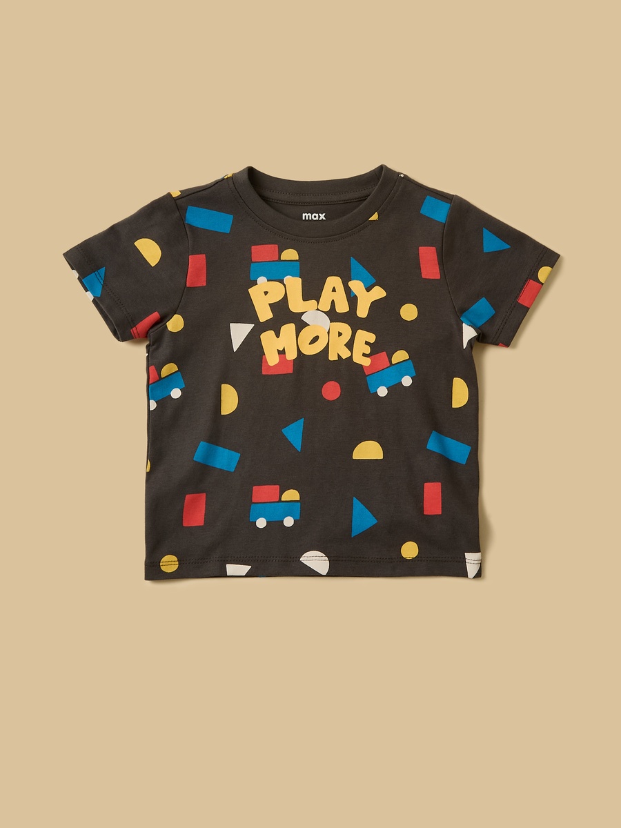 Pack of 2 - Shape Print Cotton Pyjama Set