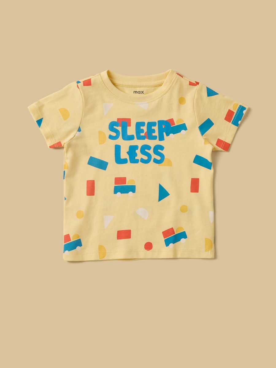 Pack of 2 - Shape Print Cotton Pyjama Set