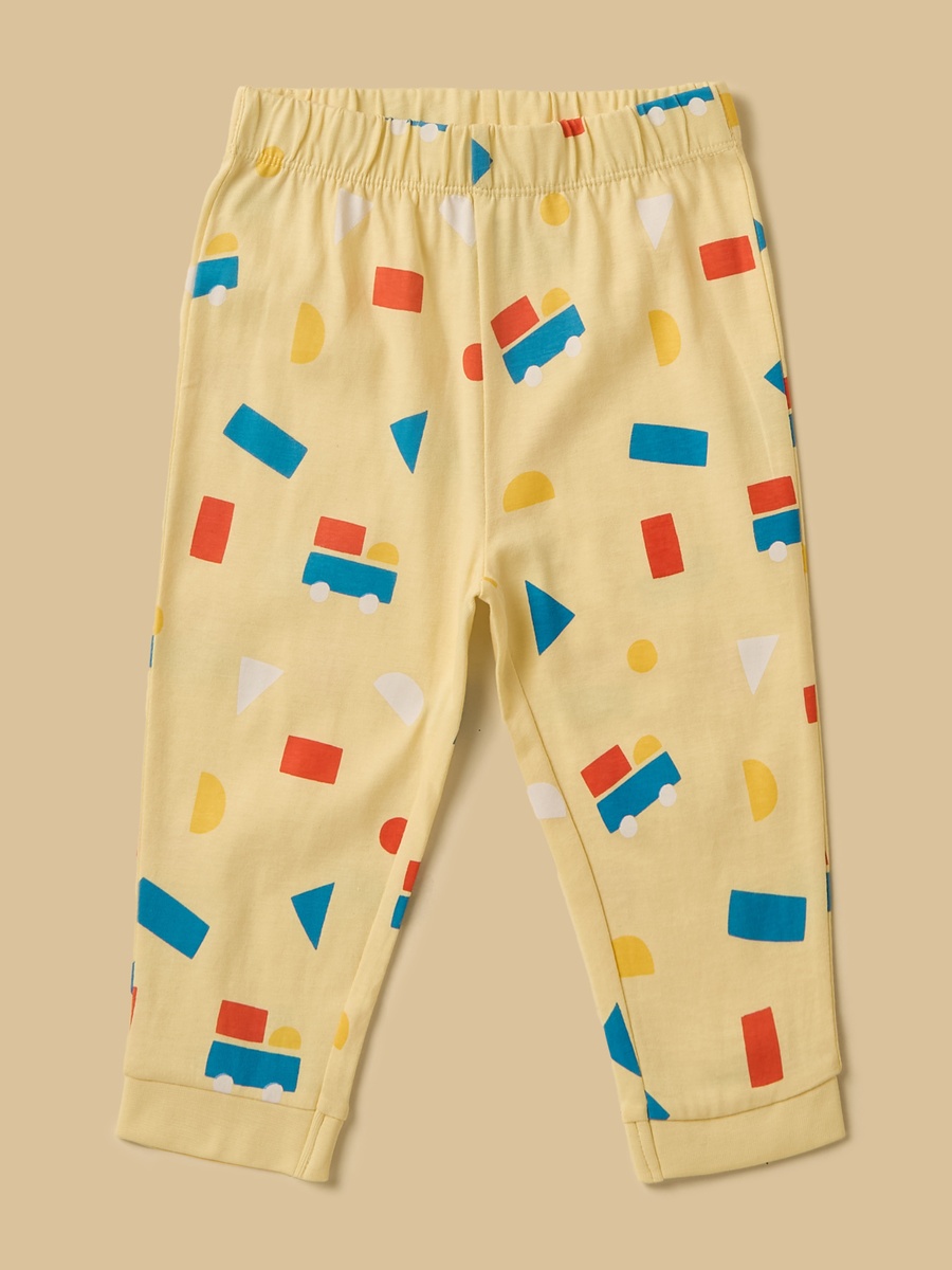 Pack of 2 - Shape Print Cotton Pyjama Set