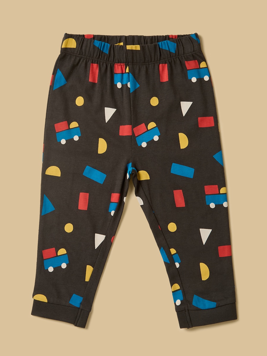 Pack of 2 - Shape Print Cotton Pyjama Set