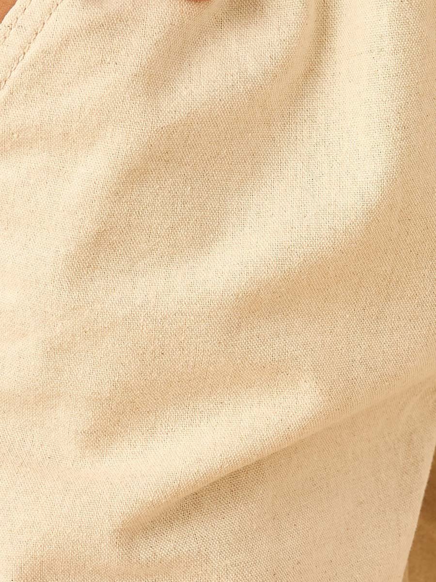Pull-On Linen Shorts