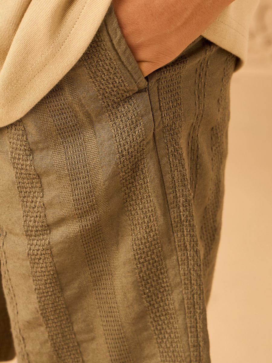 Textured Dobby Shorts