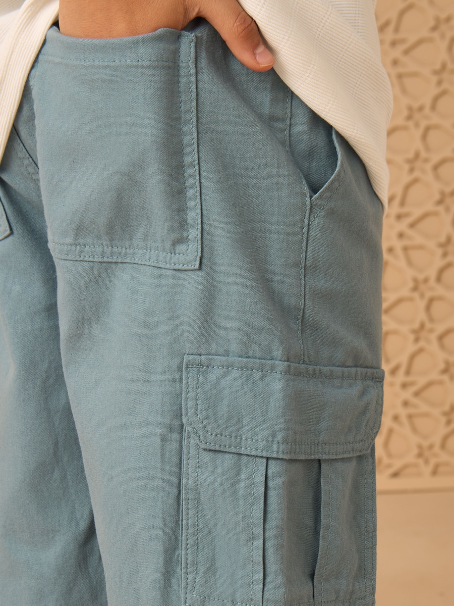Cargo Linen Shorts