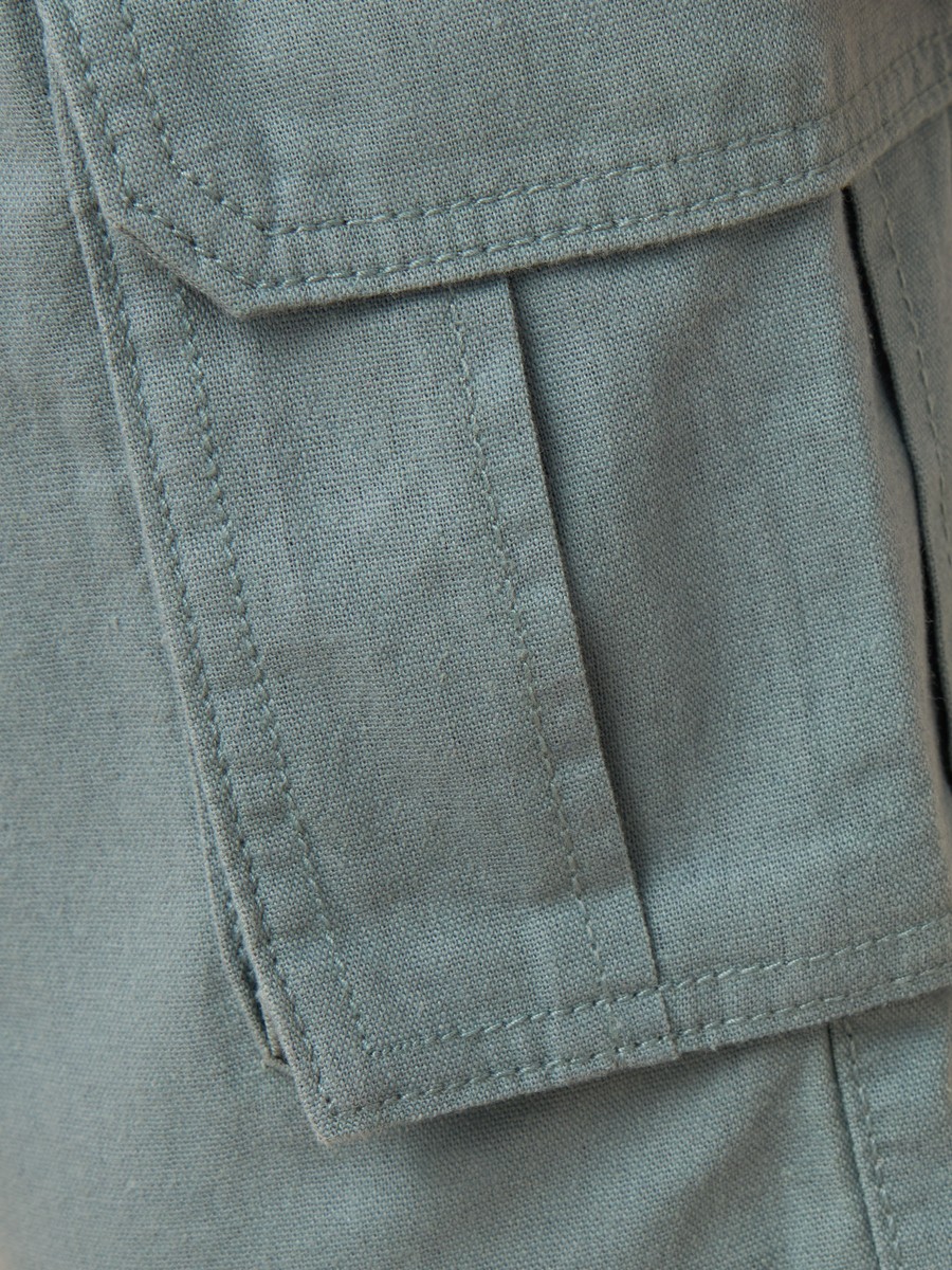 Cargo Linen Shorts