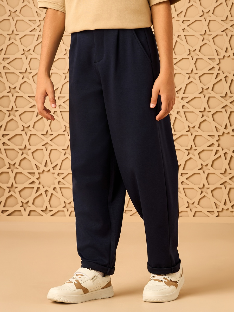Mid-Rise Pull-On Pants