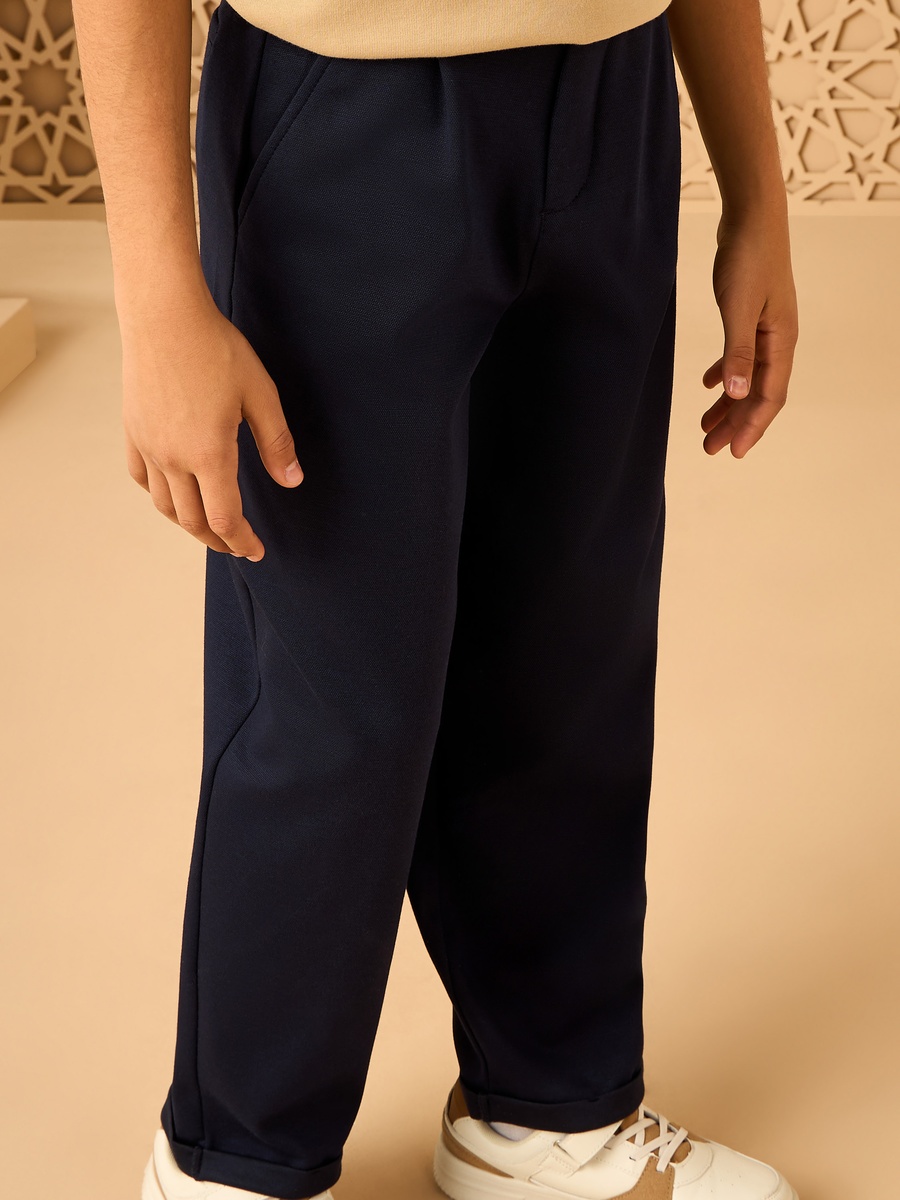 Mid-Rise Pull-On Pants