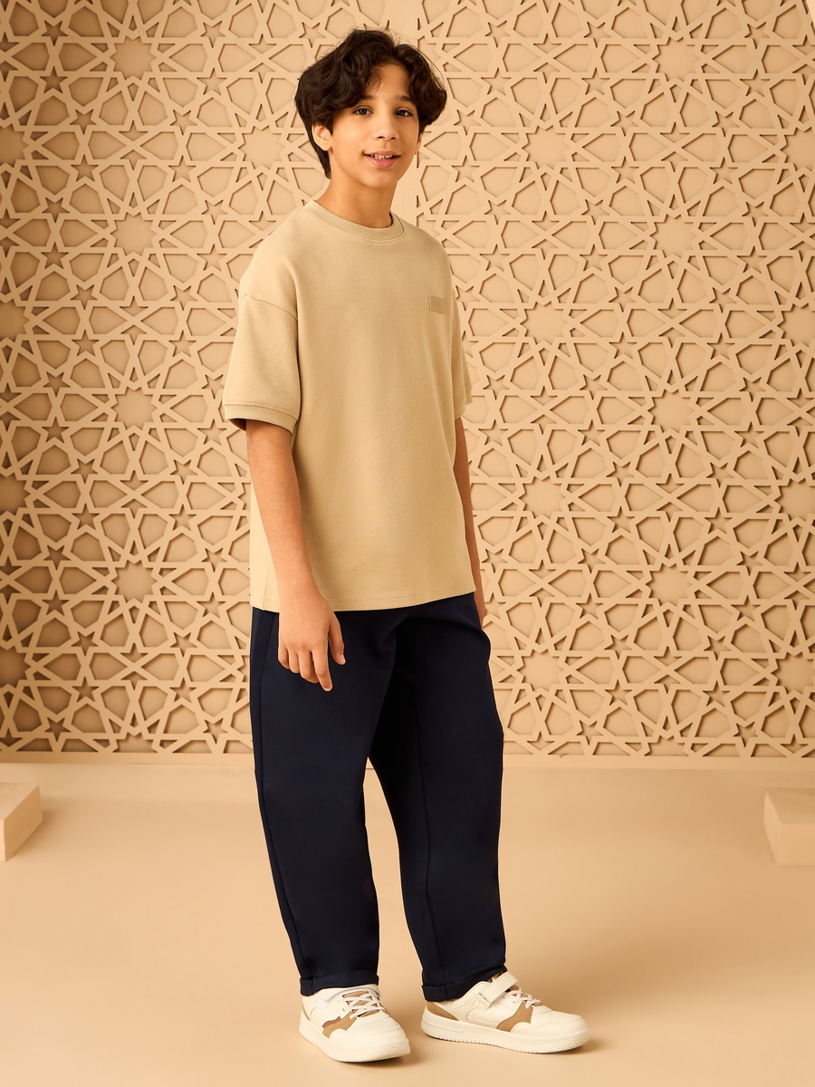 Mid-Rise Pull-On Pants