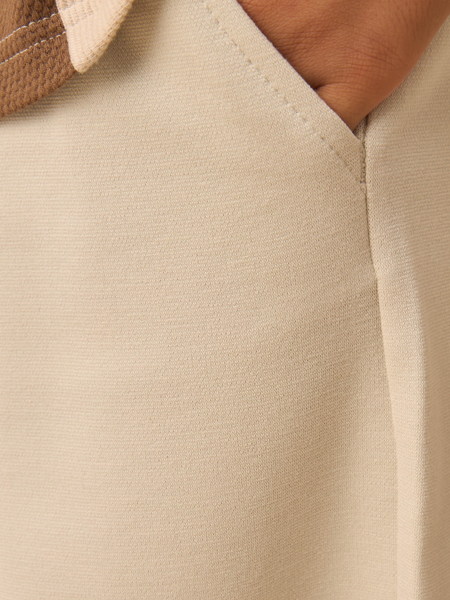 Mid-Rise Pull-On Pants