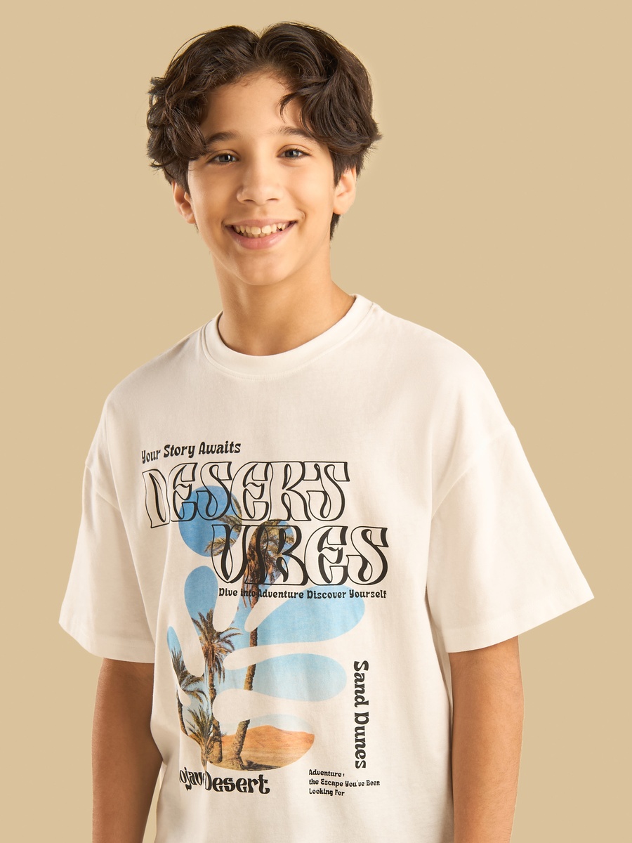 Printed Cotton T-Shirt