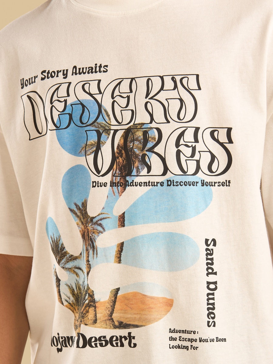 Printed Cotton T-Shirt