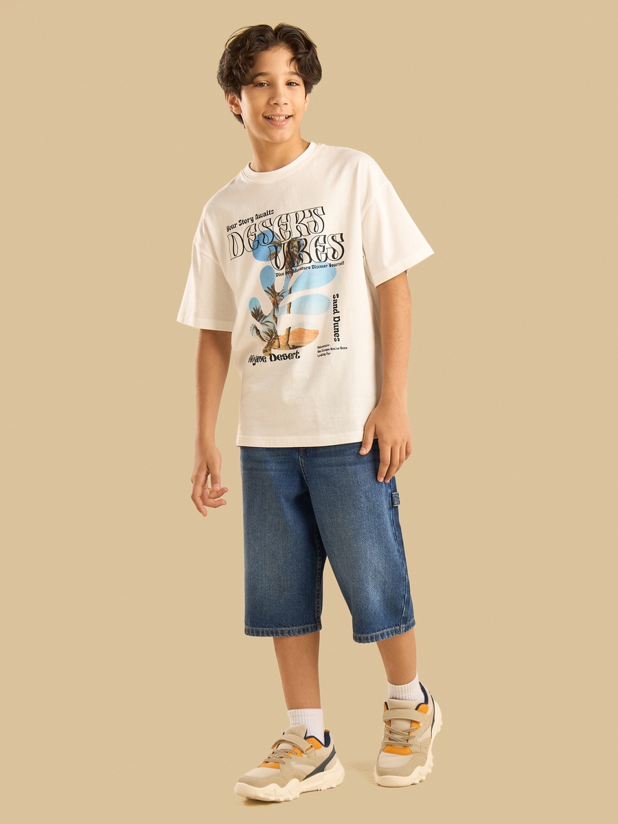 Printed Cotton T-Shirt