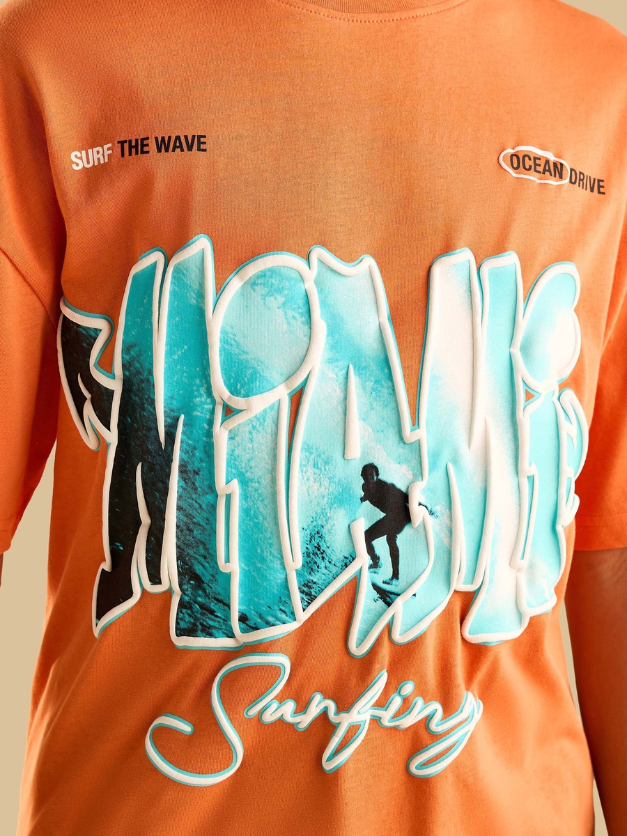 Graphic Print Cotton T-Shirt
