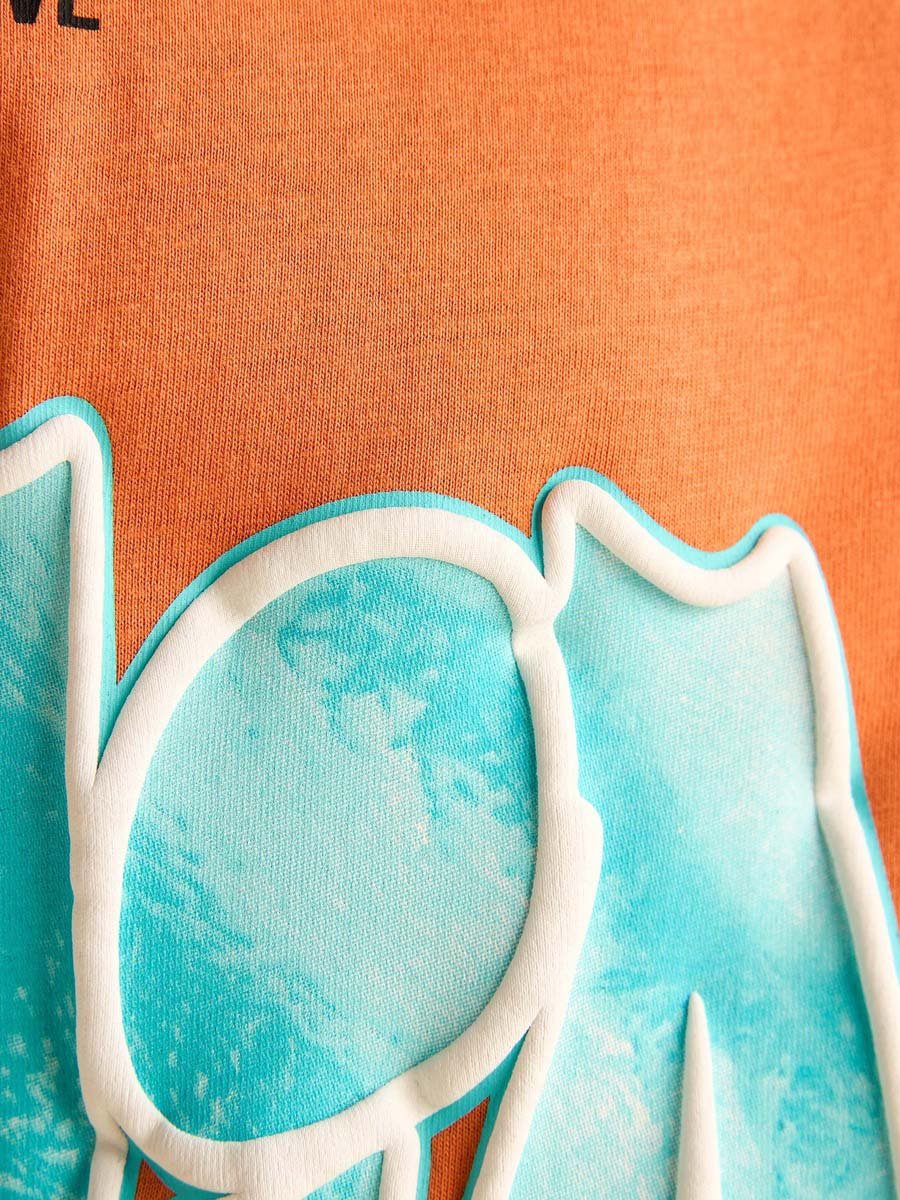 Graphic Print Cotton T-Shirt