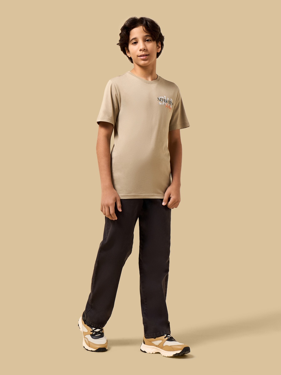 Graphic Print Cotton T-Shirt
