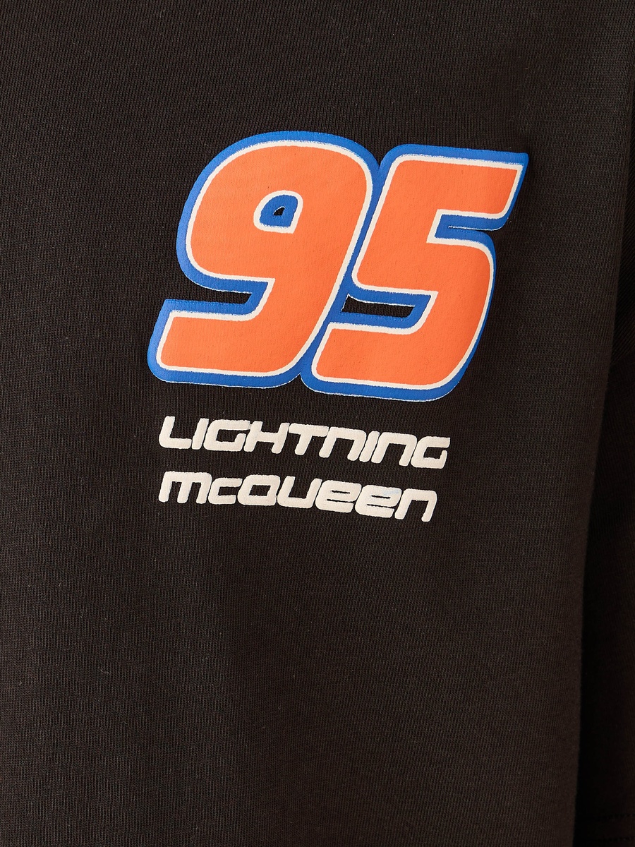 Lightning Mcqueen Front and Back Print T-Shirt
