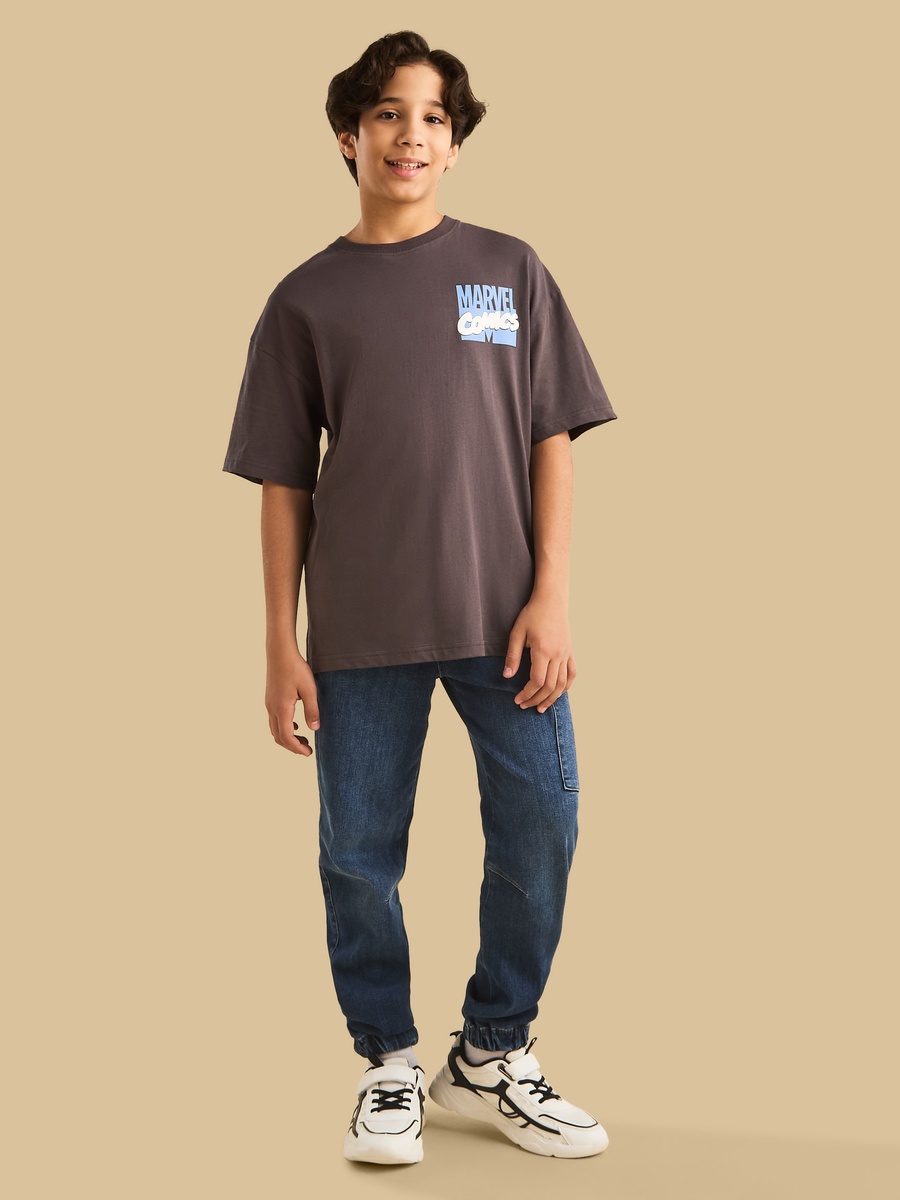 Avengers Print Cotton T-Shirt