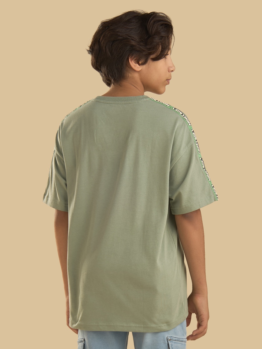 Minecraft Print Cotton T-Shirt