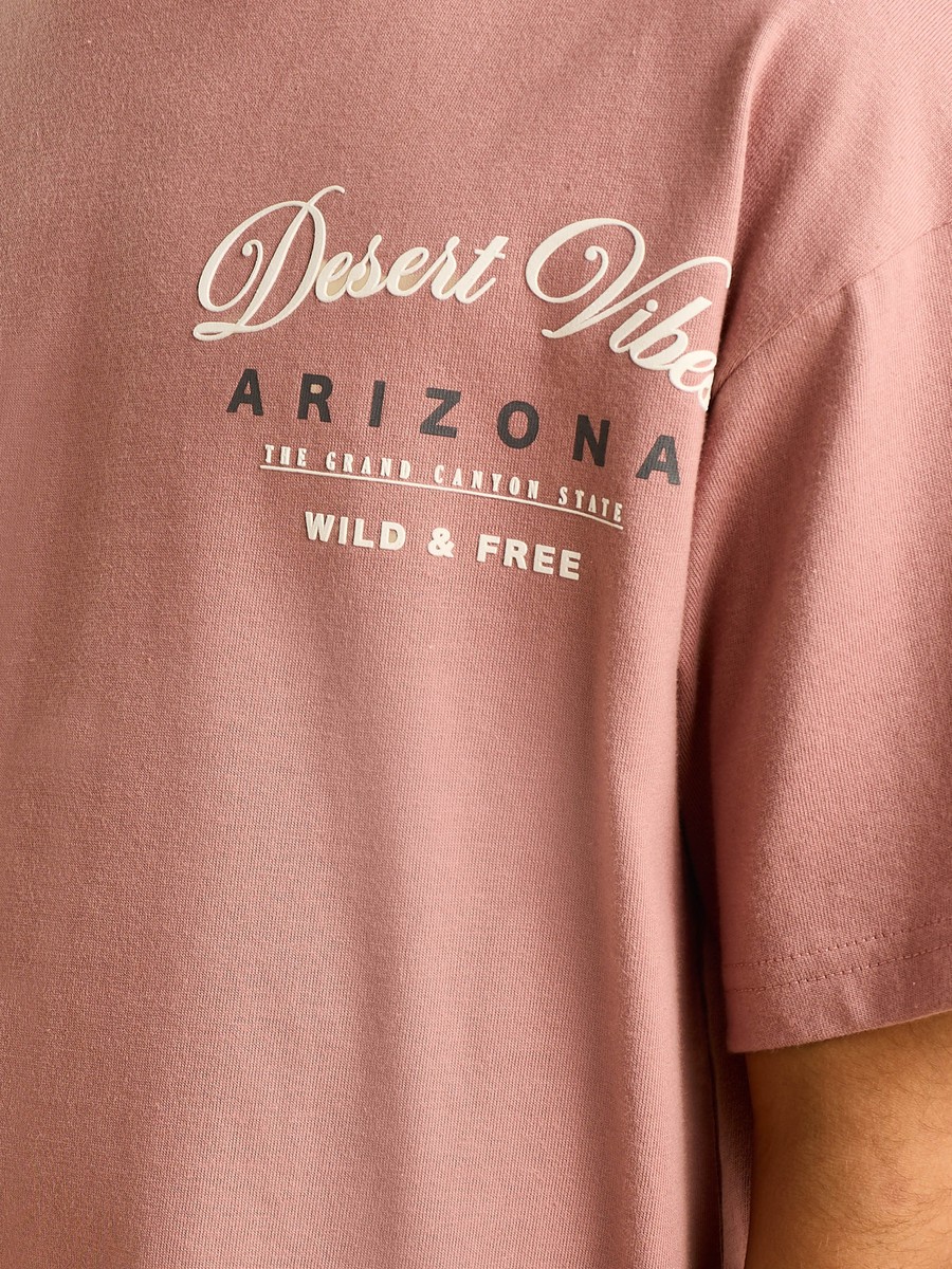 Desert Print Cotton T-Shirt