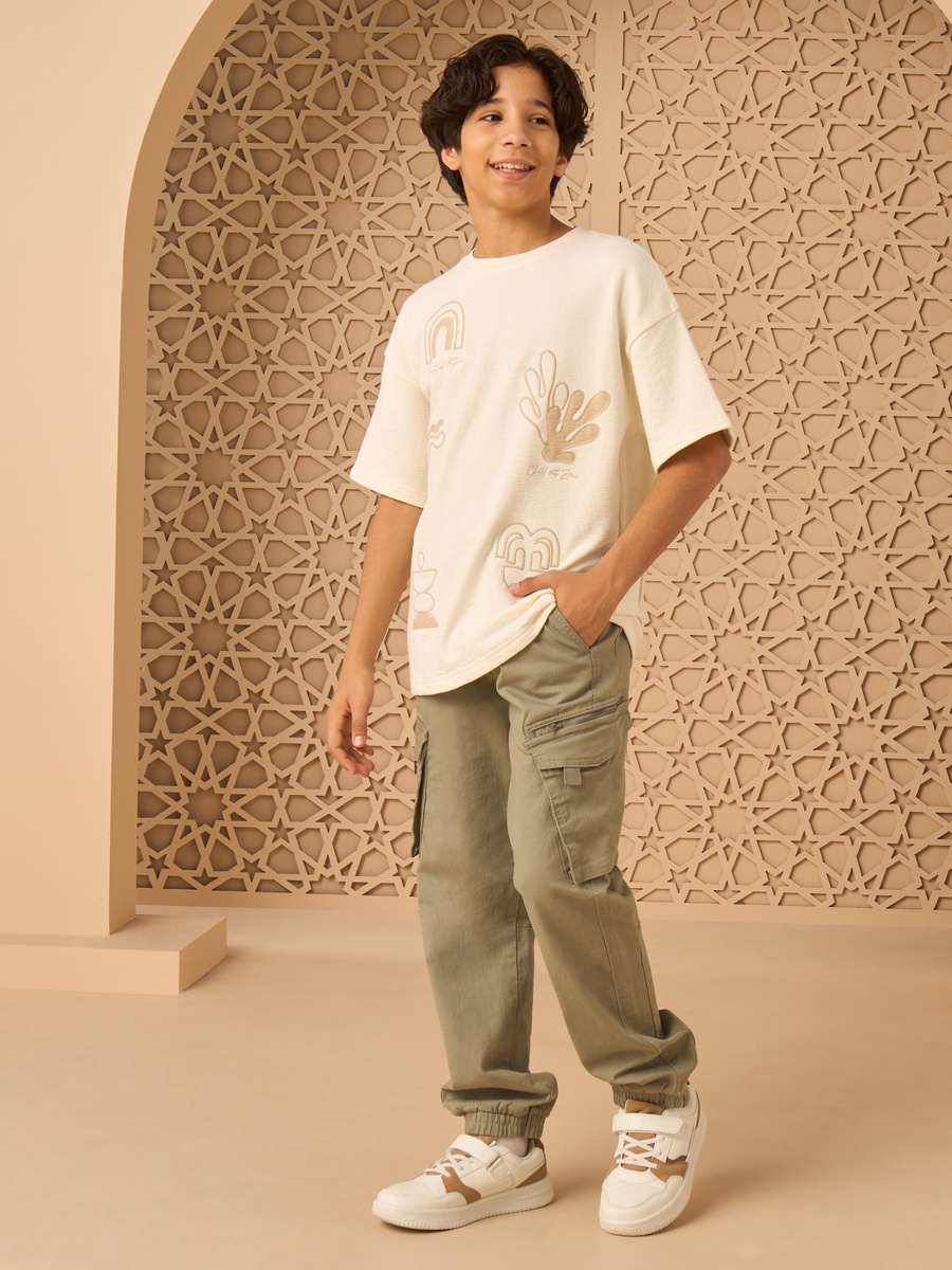 Embroidered Cotton T-Shirt