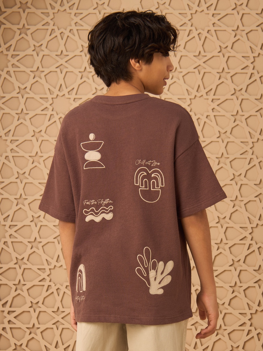 Embroidered Cotton T-Shirt