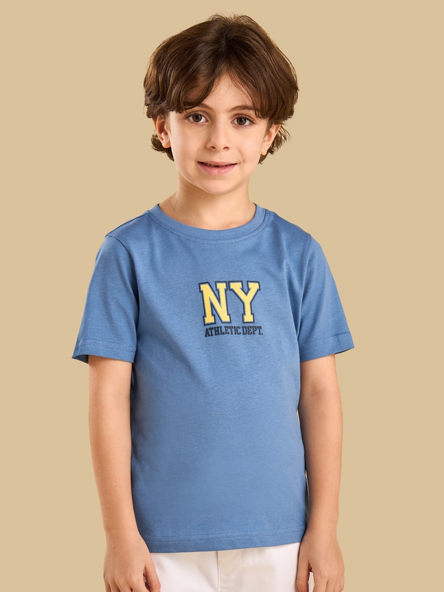 New York Print Cotton T-Shirt