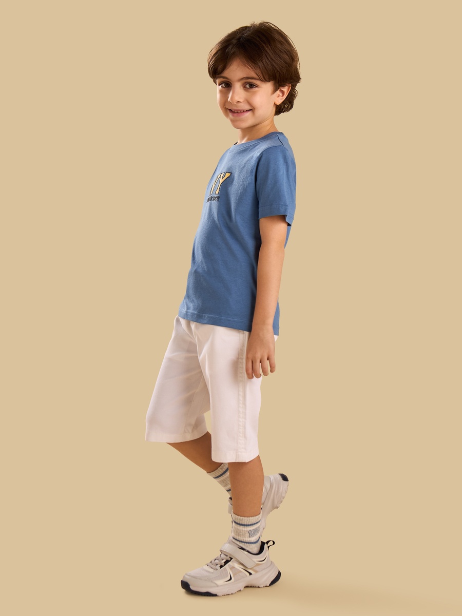 New York Print Cotton T-Shirt