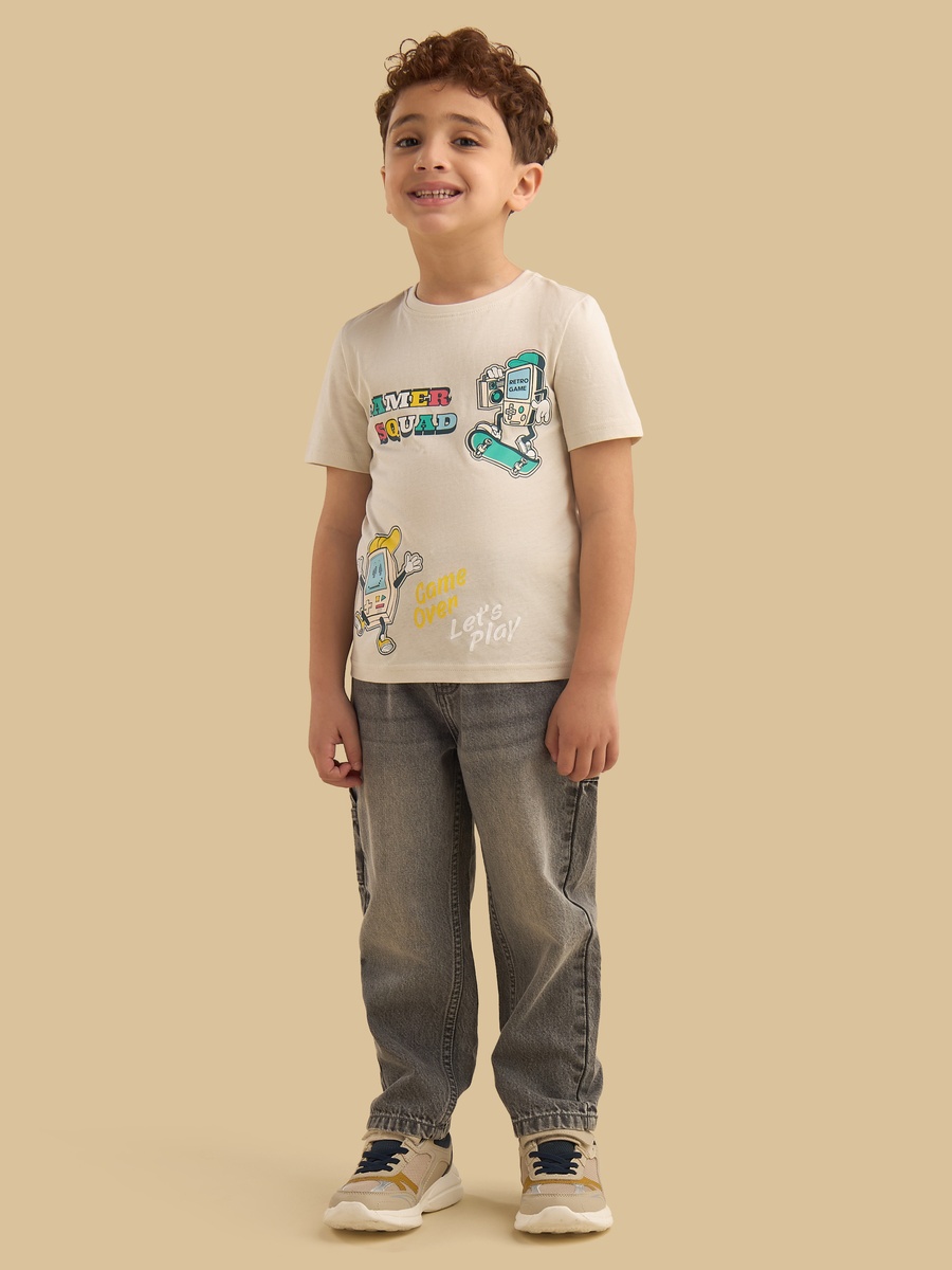 Game Squad Printed T-Shirt