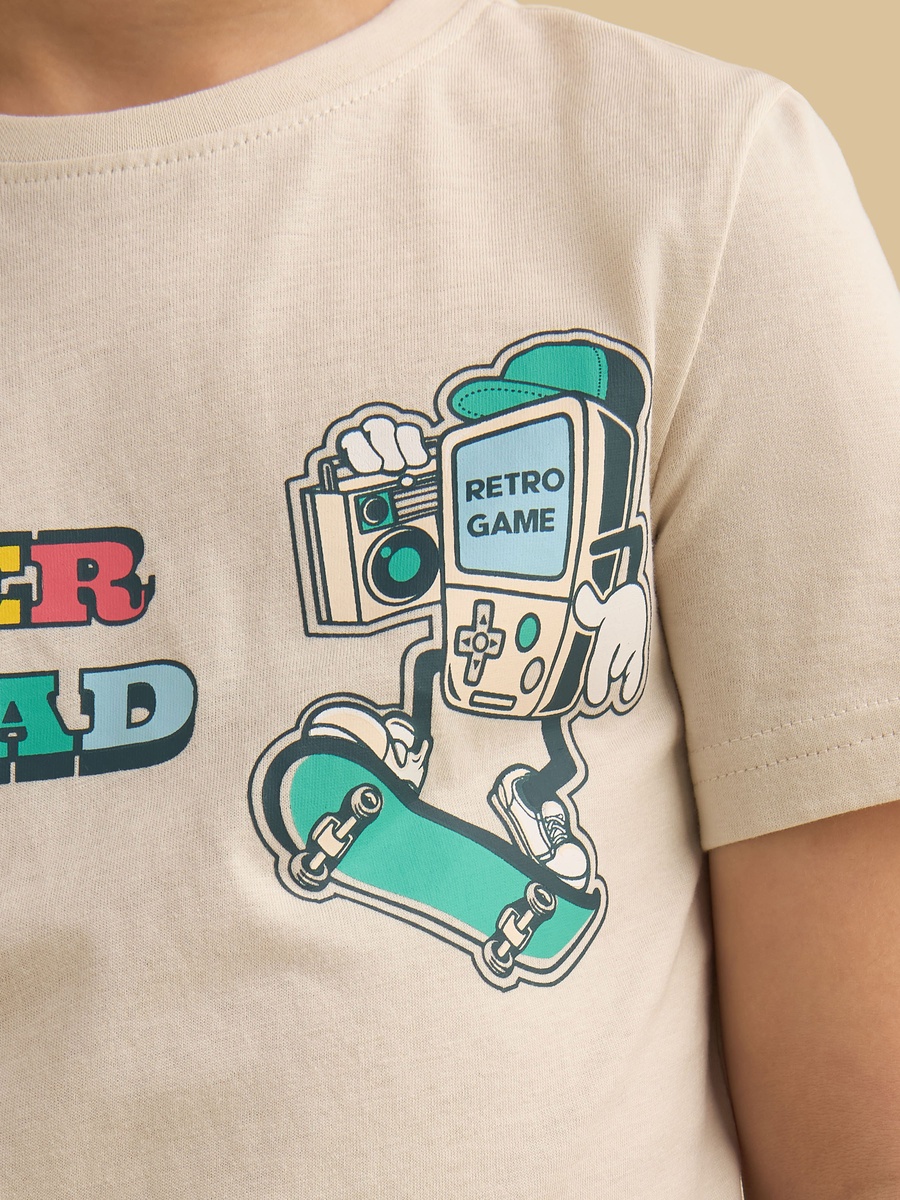 Game Squad Printed T-Shirt
