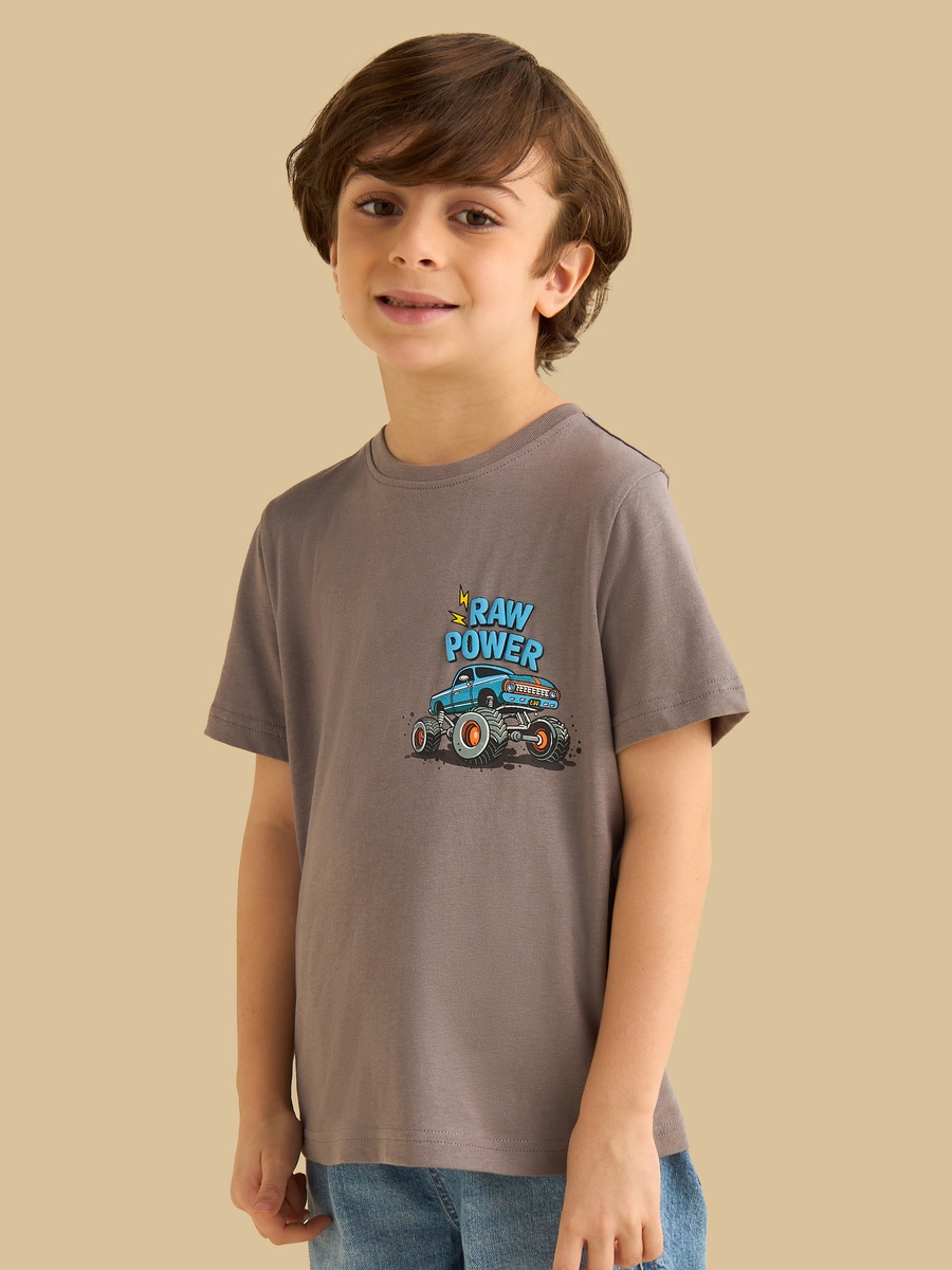 Graphic Print Cotton T-Shirt