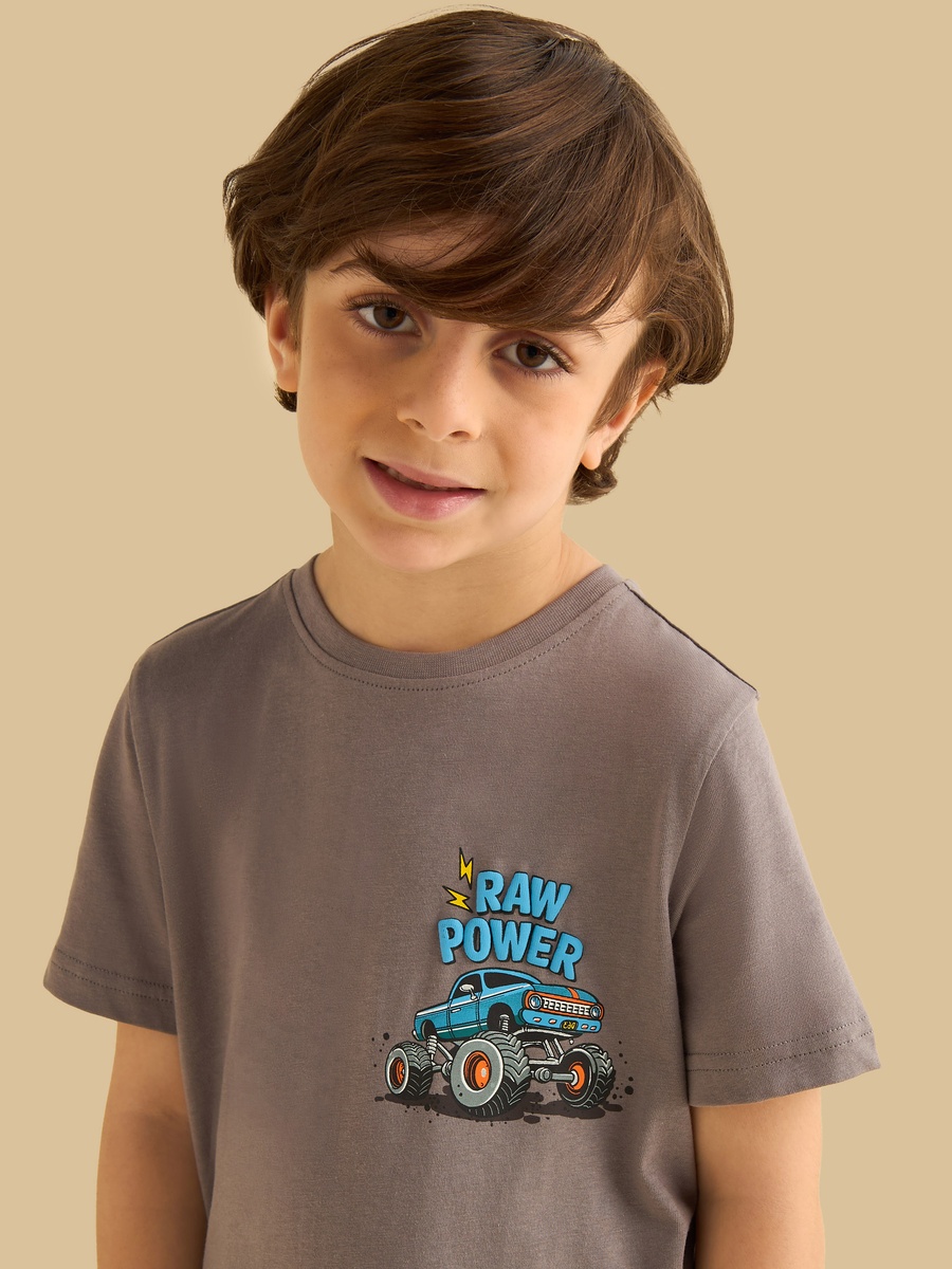 Graphic Print Cotton T-Shirt