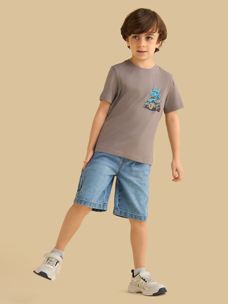 Graphic Print Cotton T-Shirt