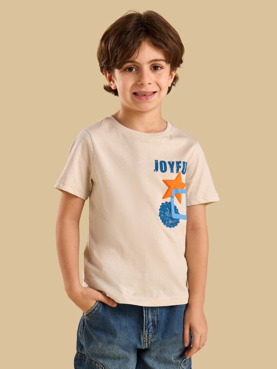 Graphic Print Cotton T-Shirt