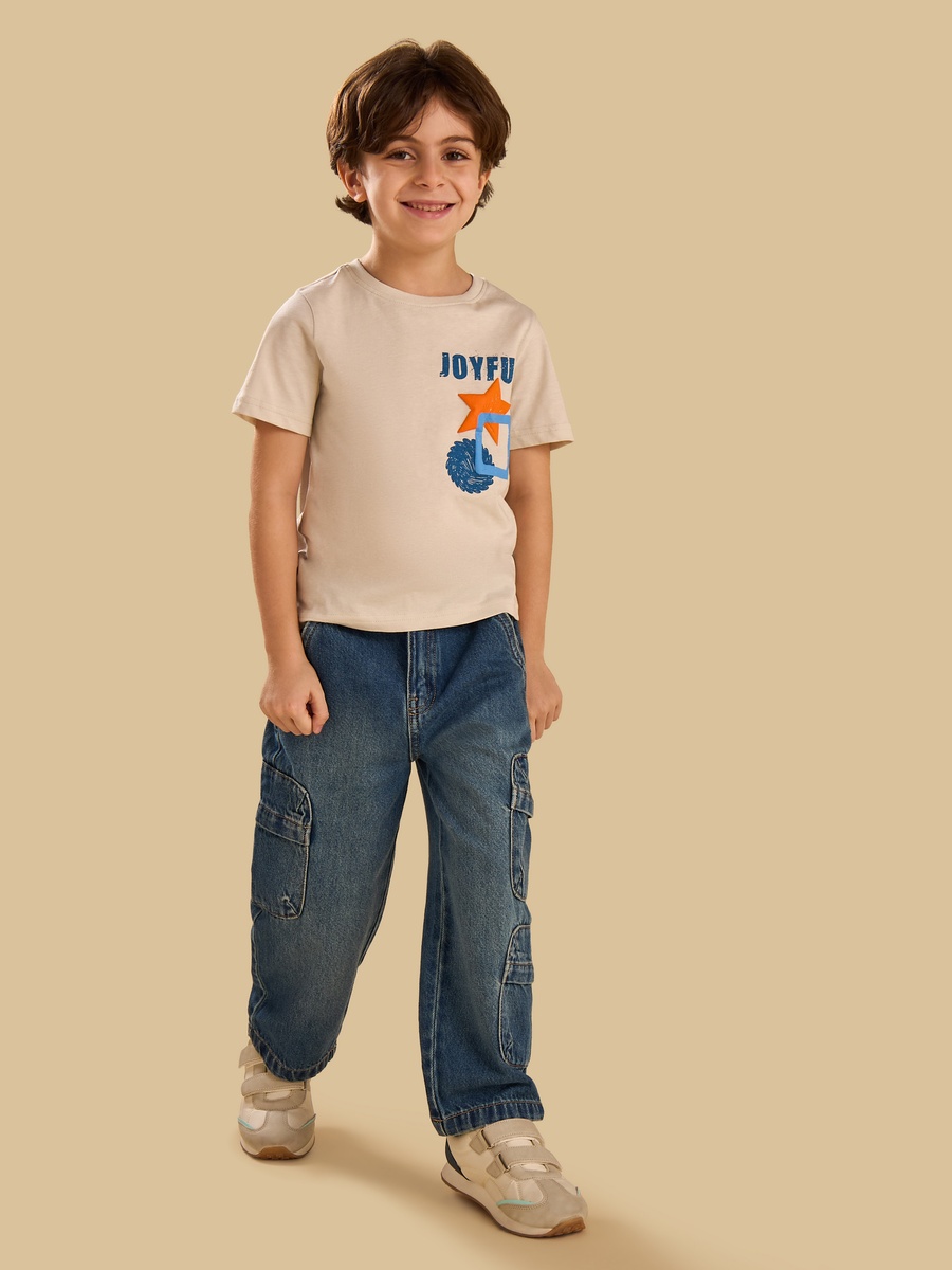 Graphic Print Cotton T-Shirt